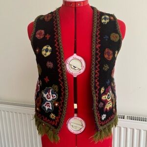 60s/70s Inspired Wool Vest